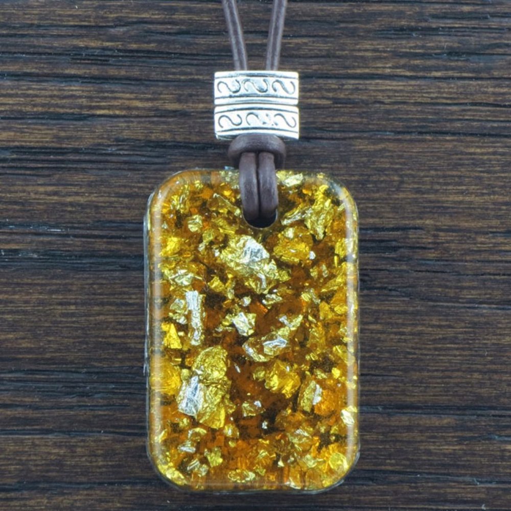 Lapis Lazuli Stardust Orgonite Pendant